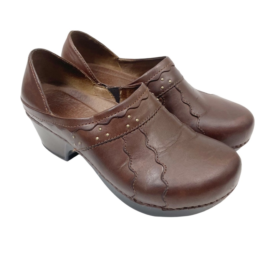 Women's Dansko® Hailey Leather Clog Size 39 US 8.5-9
